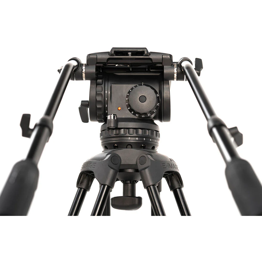 E-Image GH25 Video Head & GA102 2-Stage Aluminum Tripod & Dolly System - Image 3