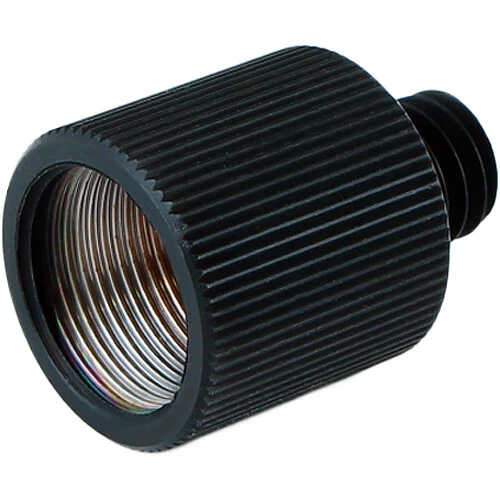 Eastwind Audio 5/8" Female to 3/8" Male Brass Mic Stand Adapter (Black) - Image 2