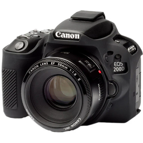 easyCover Silicone Protection Cover for Canon SL2/200D (Black) - Image 4