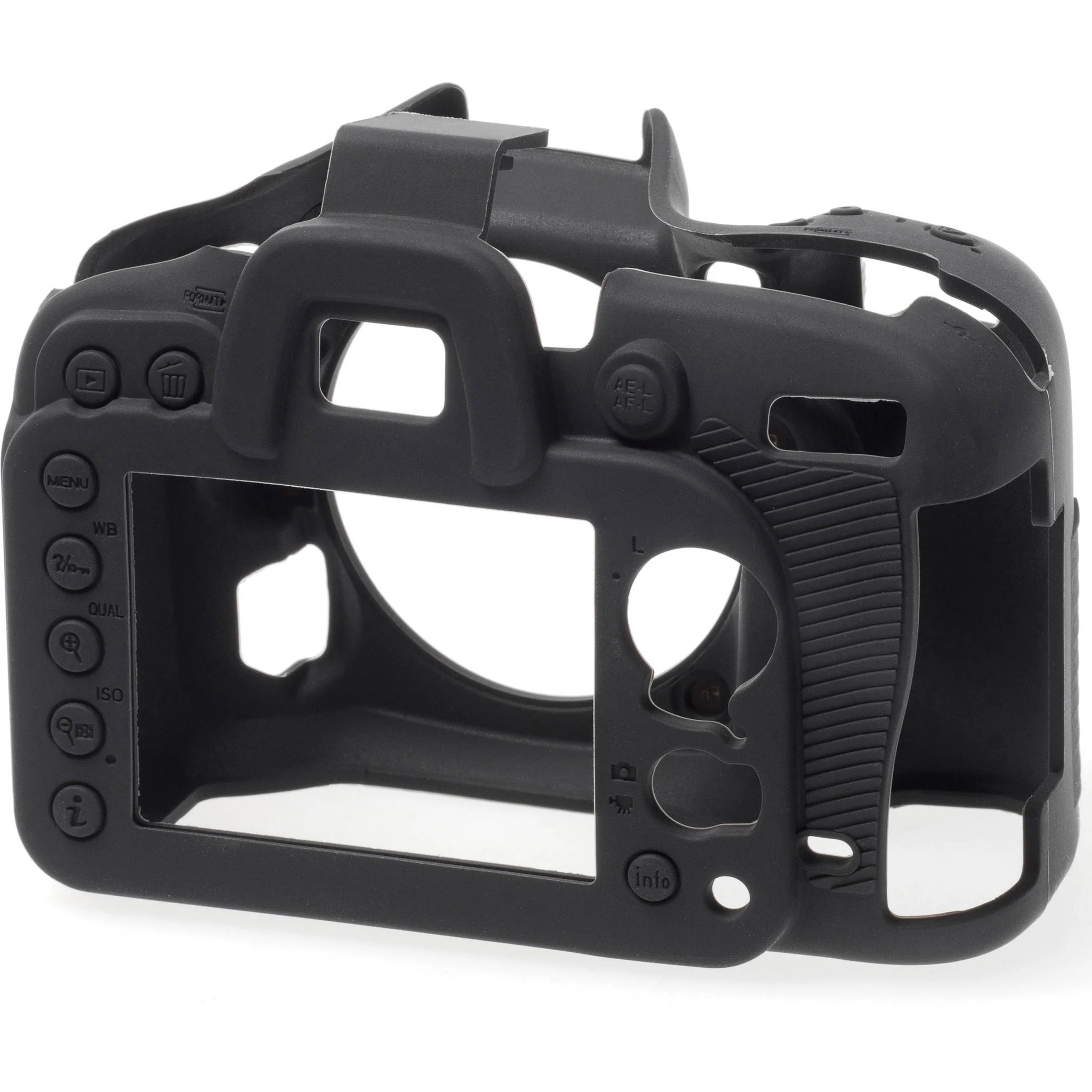 easyCover Silicone Protection Cover for Nikon D7100, D7200 (Black) - Image 3