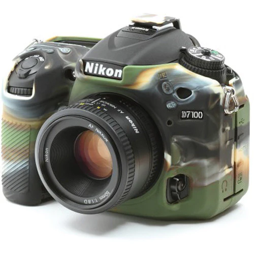 easyCover Silicone Protection Cover for Nikon D7100, D7200 (Camouflage) - Image 4