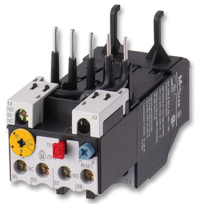 EATON MOELLER ZB12-10 Electronic Overload Controller, Plug In, DILM, DIULM, SDAINLM, 6 A, 10 A