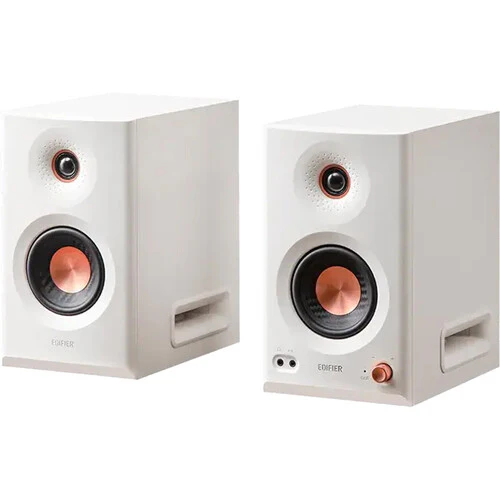Edifier MR5 Tri-Amped 5" Studio Monitor Speakers (White, Pair) - Image 3