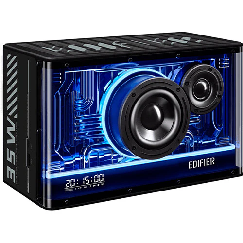 Edifier QD35 Tabletop Bluetooth Speaker with Lighting Effects (Black)