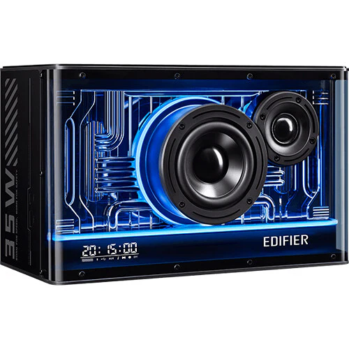 Edifier QD35 Tabletop Bluetooth Speaker with Lighting Effects (Black) - Image 3