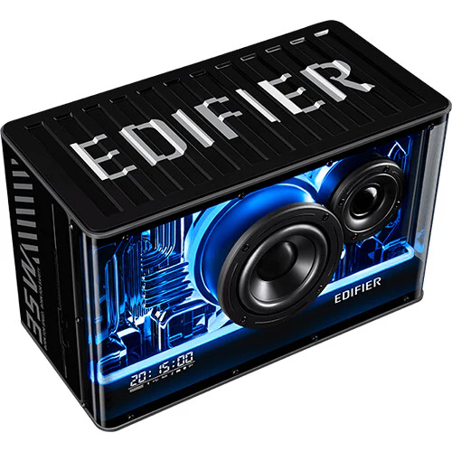 Edifier QD35 Tabletop Bluetooth Speaker with Lighting Effects (Black) - Image 5