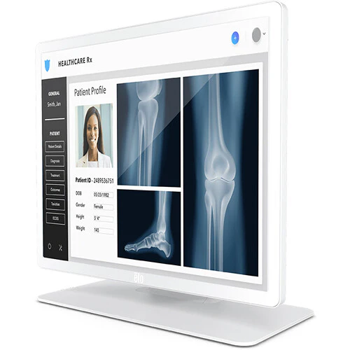 Elo Touch 1903LM 19" HD Medical Touchscreen Monitor with TouchPro (White, No Stand) - Image 6