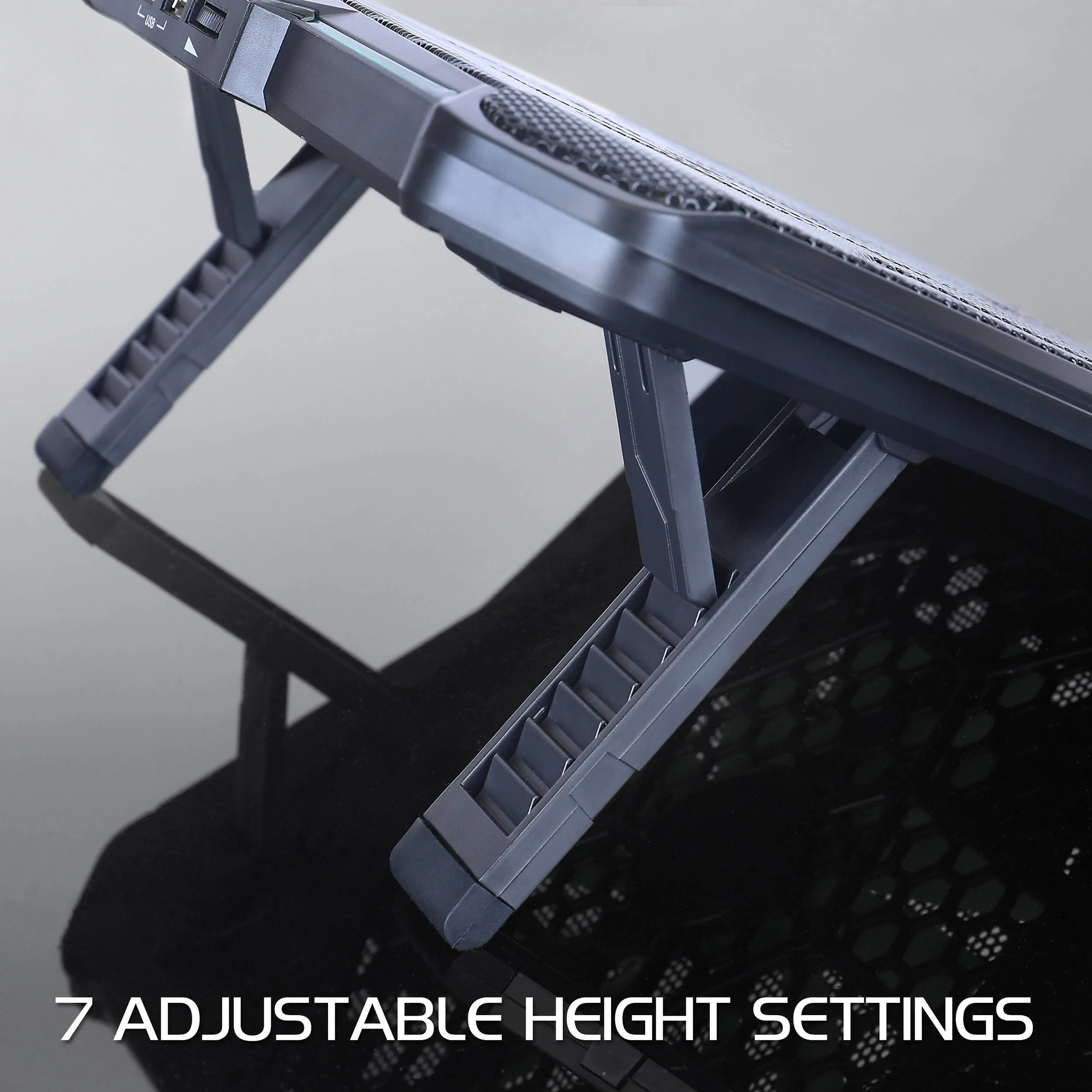 Enhance Cryogen 5 Laptop Cooling Stand (Green LED) - Image 4