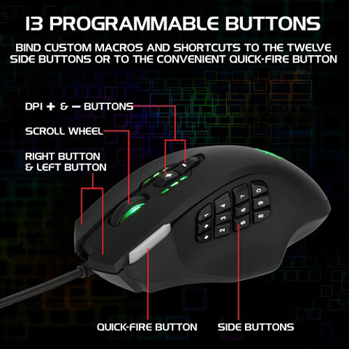 Enhance Theorem 2 Pro Gaming Mouse (Black) - Image 2