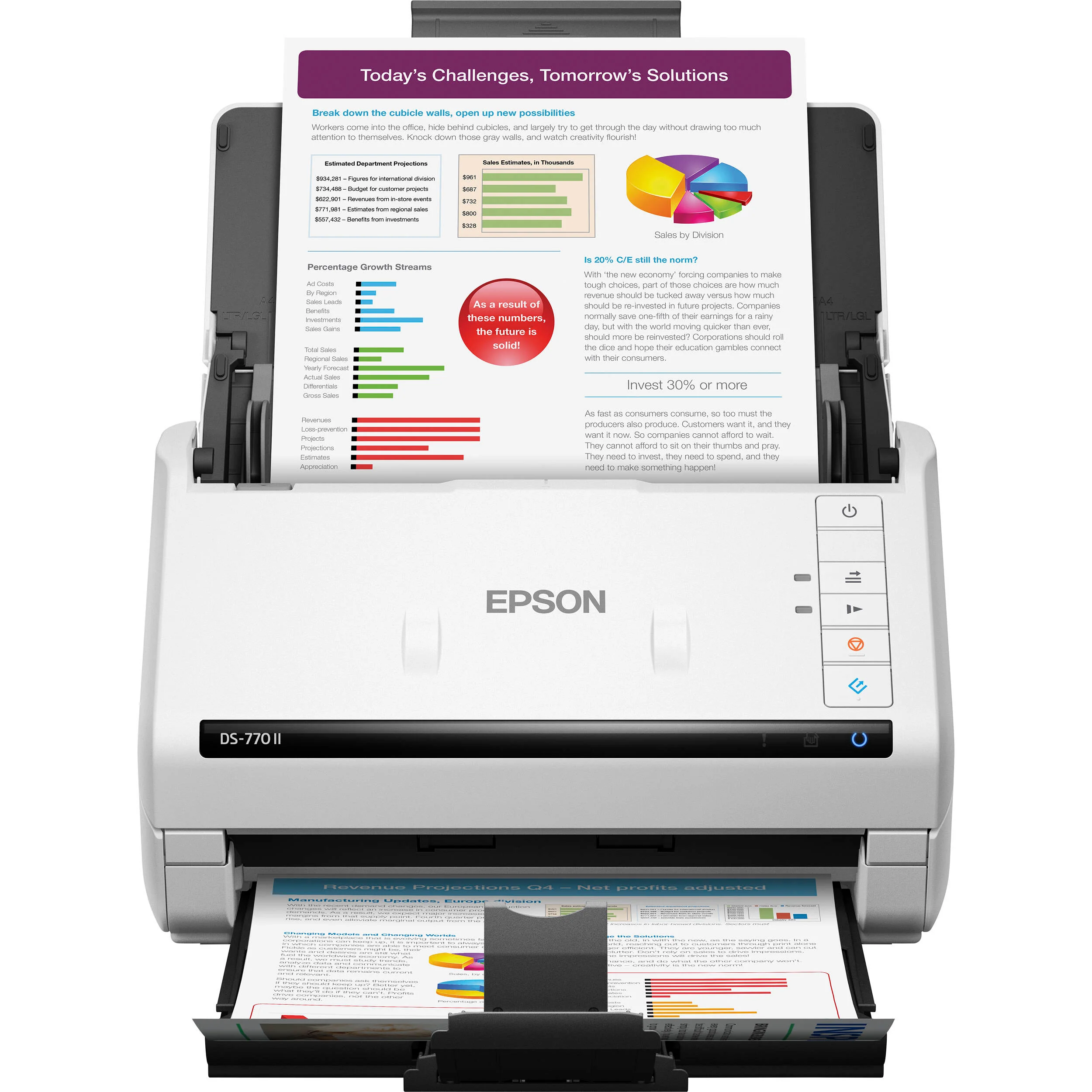 Epson DS-770 II Color Duplex Document Scanner - Image 2