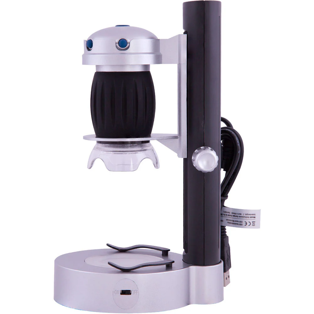 ExploreOne 1.3MP Digital Handheld Microscope with Stand (Gray-Black) - Image 4
