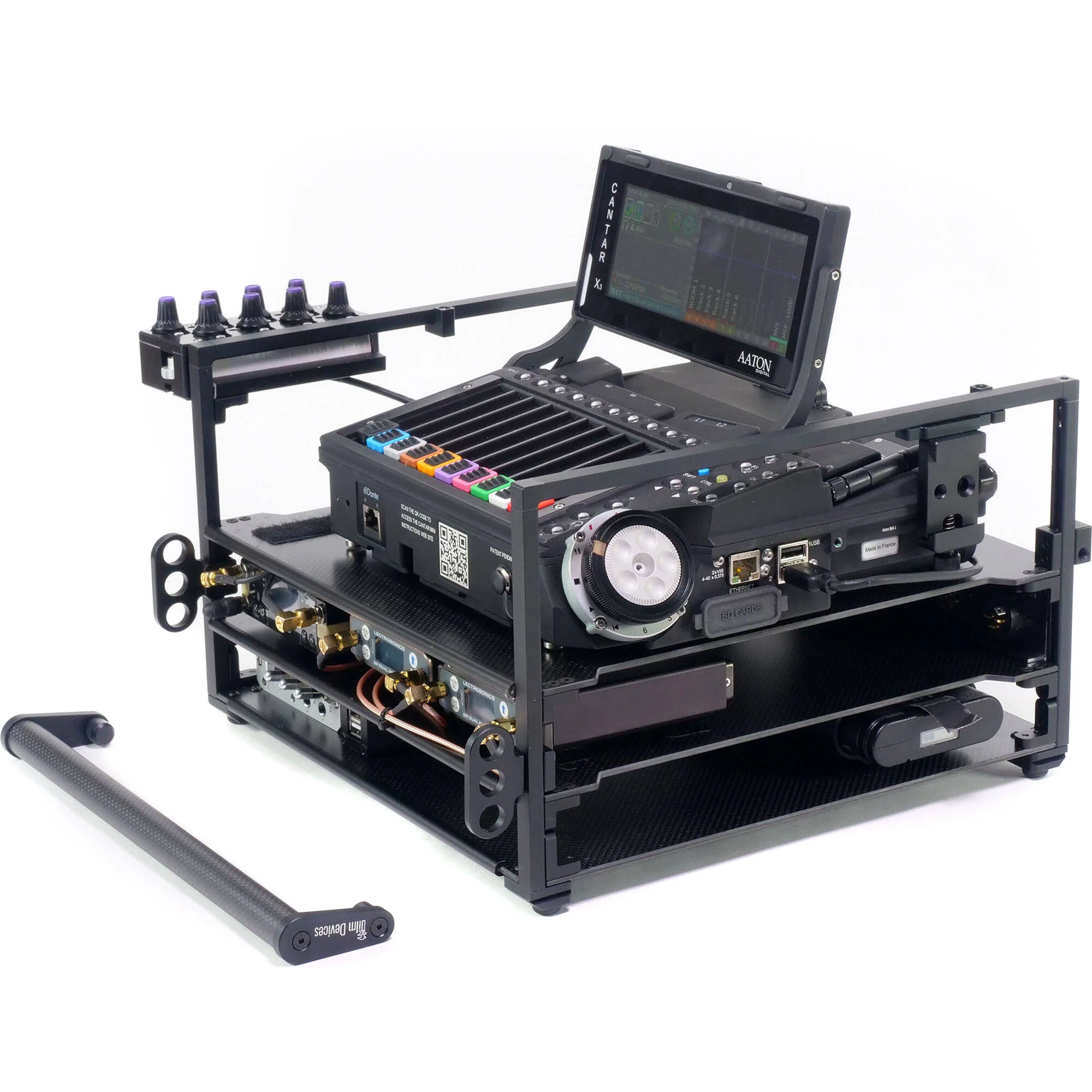 Film Devices Rack-N-Bag Versa for Aaton Cantar Mini (3-Tier) - Image 3