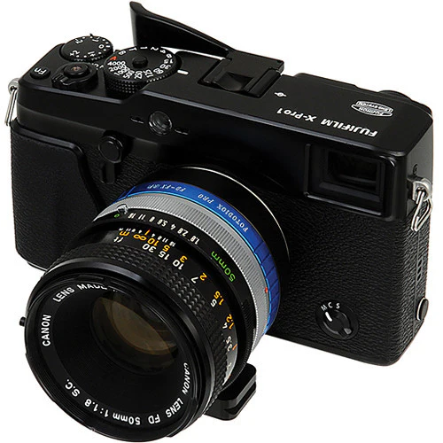 FotodioX Canon FD Pro Lens Adapter with Tripod Mount for Fujifilm X-Mount Cameras - Image 2