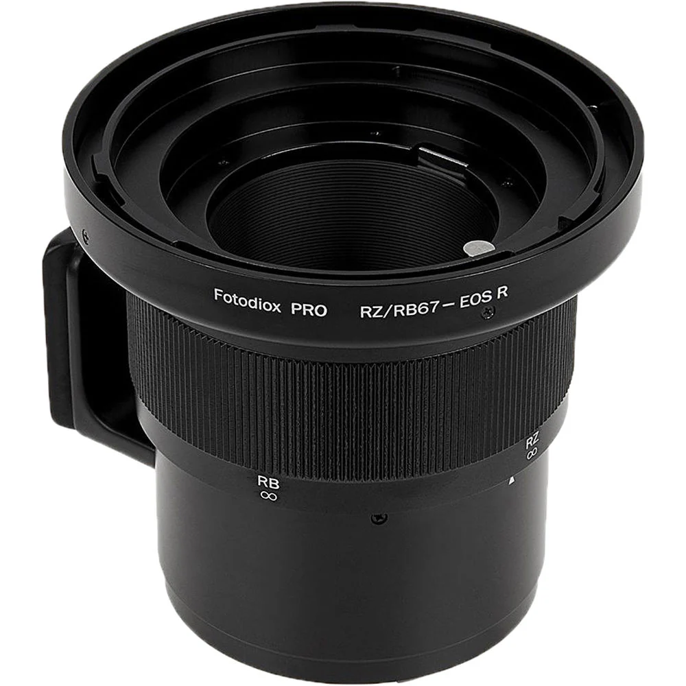 FotodioX Pro Lens Mount Adapter for Mamiya RB67/RZ67 Lens to Canon RF Mount with Built-In Focusing Helicoid - Image 2