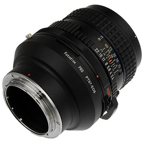 FotodioX Pro Lens Mount Adapter for Pentax 67 Lens to Canon EF-Mount Camera - Image 4