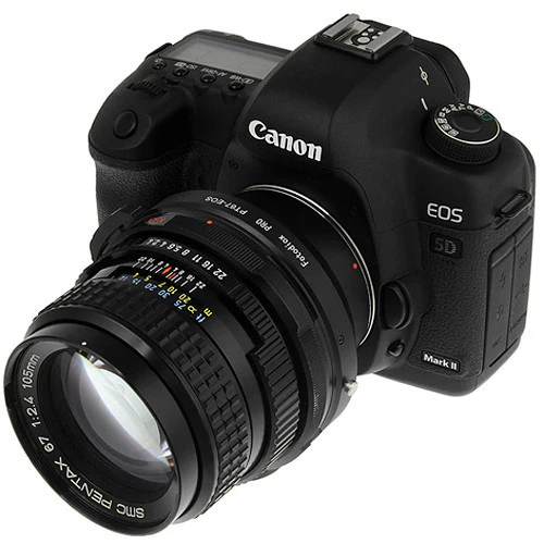 FotodioX Pro Lens Mount Adapter for Pentax 67 Lens to Canon EF-Mount Camera - Image 6