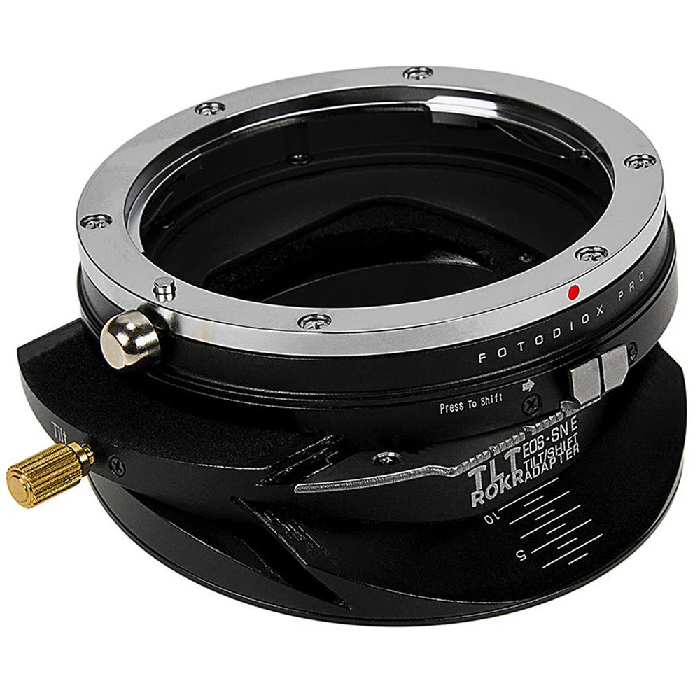 FotodioX Pro TLT ROKR Tilt-Shift Adapter for Canon EF or EF-S Lens to Sony E Camera - Image 3