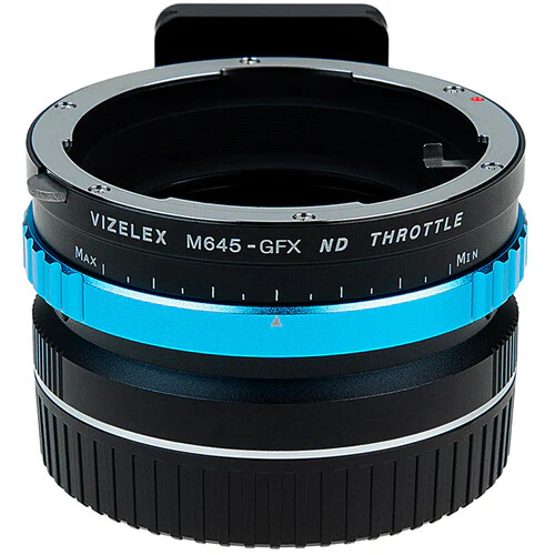 FotodioX Vizelex Cine ND Throttle Lens Mount Adapter (Mamiya 645 Lens to FUJIFILM G Camera) - Image 2