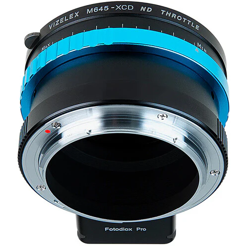 FotodioX Vizelex Cine ND Throttle Lens Mount Adapter (Mamiya 645 Lens to Hasselblad X Camera) - Image 3