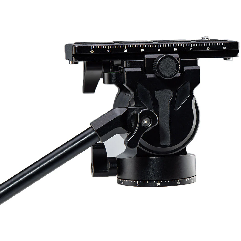 Fotopro MH-6A Metal Fluid Video Head (Black) - Image 3