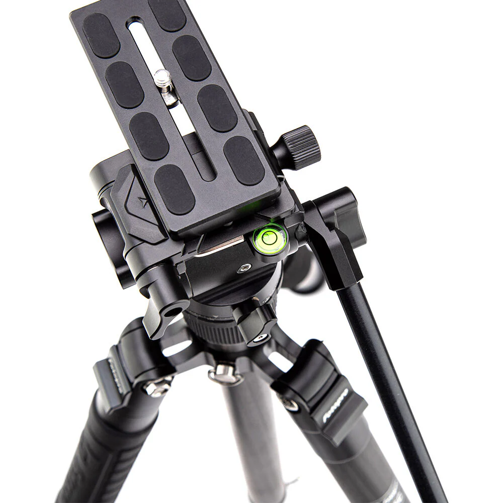 Fotopro MH-6A Metal Fluid Video Head (Black) - Image 6
