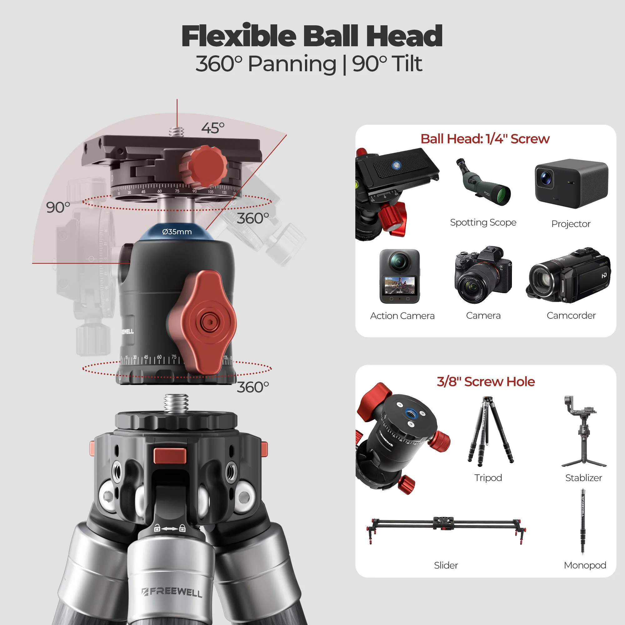 Freewell 5-in-1 Real Multi Tripod - Image 5