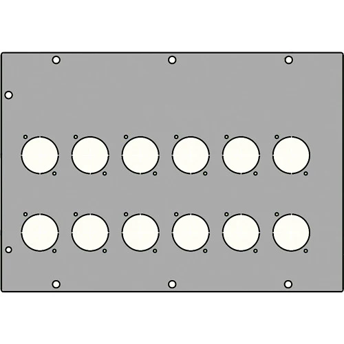 FSR FL-1500-X12P 12 XLR Large Plate