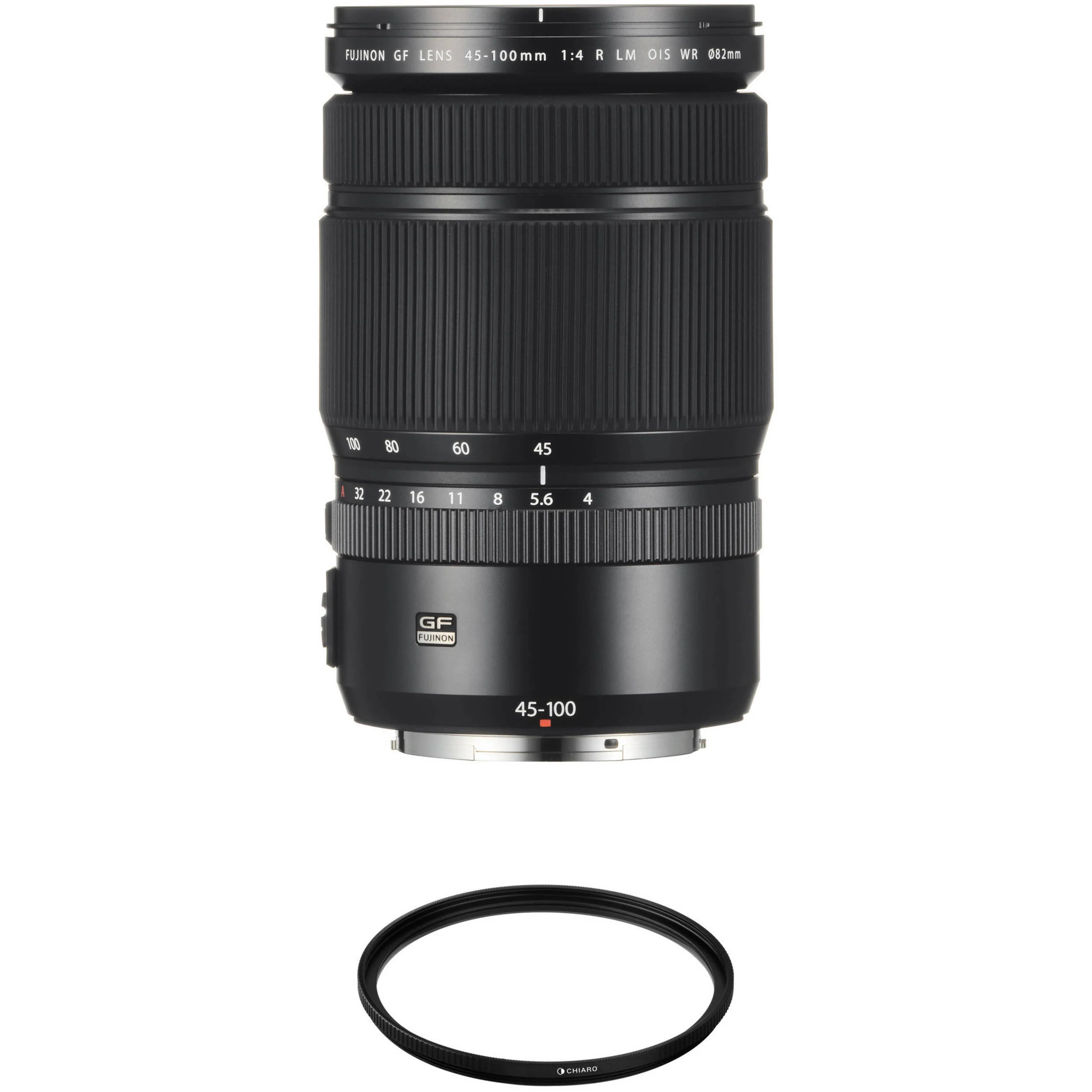 FUJIFILM GF 45-100mm f/4 R LM OIS WR Lens with Filter Kit