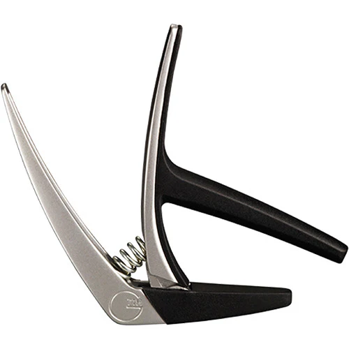G7th Nashville Spring-Loaded Capo for 6-String Guitar (Silver)