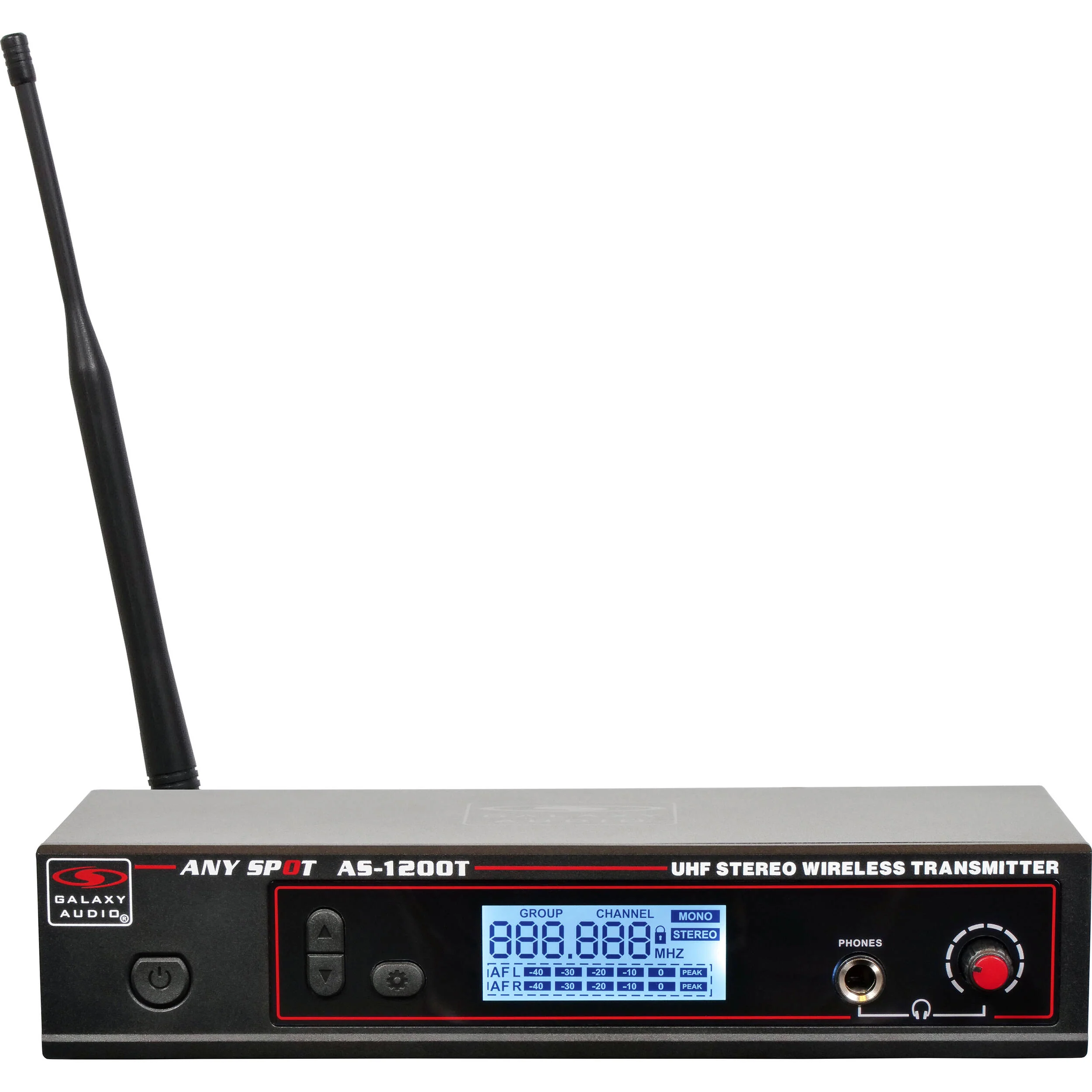Galaxy Audio AS-1200 Twin Pack Wireless In-Ear Monitor System with 2 Receivers & EB4 Earbuds (D: 584 to 607 MHz) - Image 3