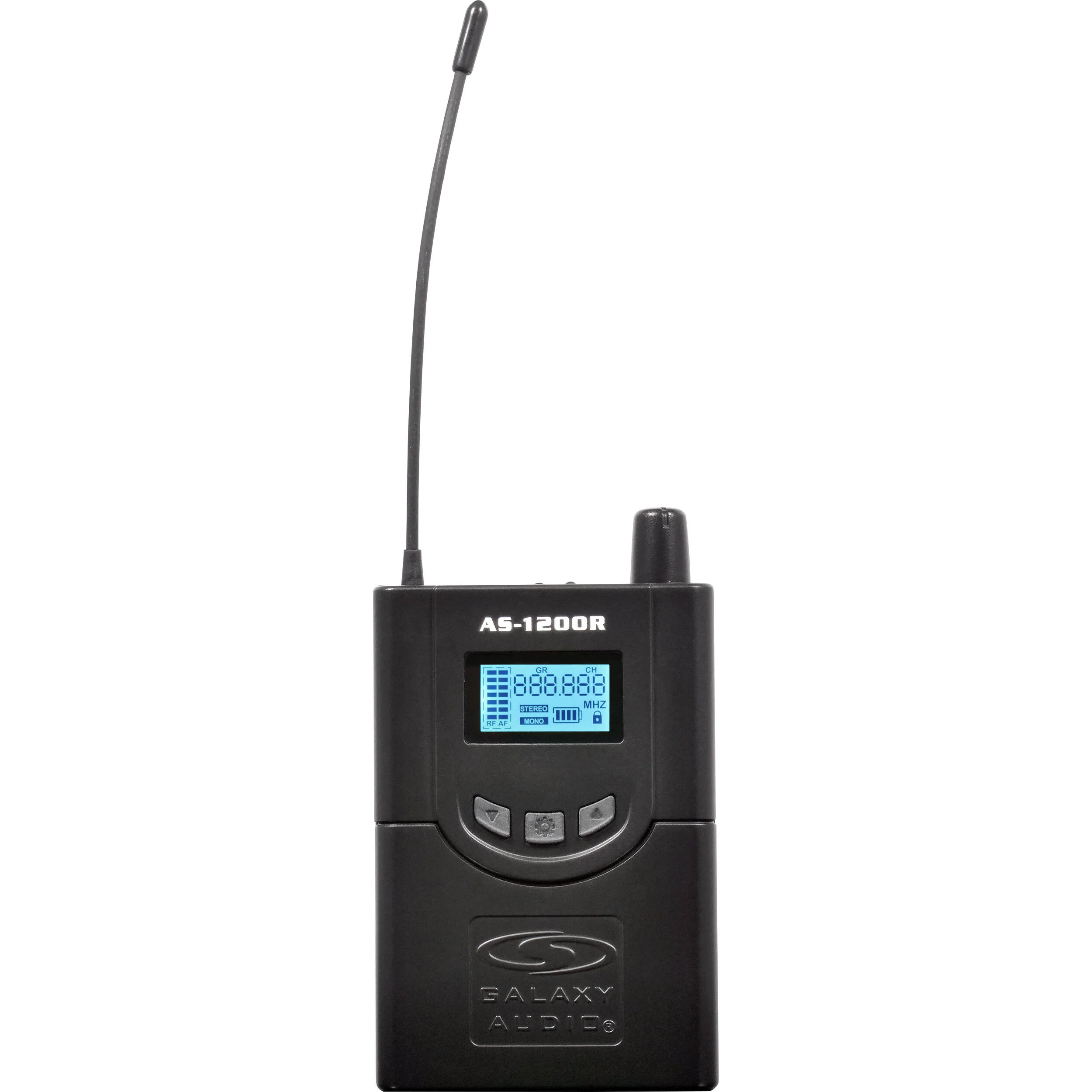Galaxy Audio AS-1200 Twin Pack Wireless In-Ear Monitor System with 2 Receivers & EB4 Earbuds (D: 584 to 607 MHz) - Image 6
