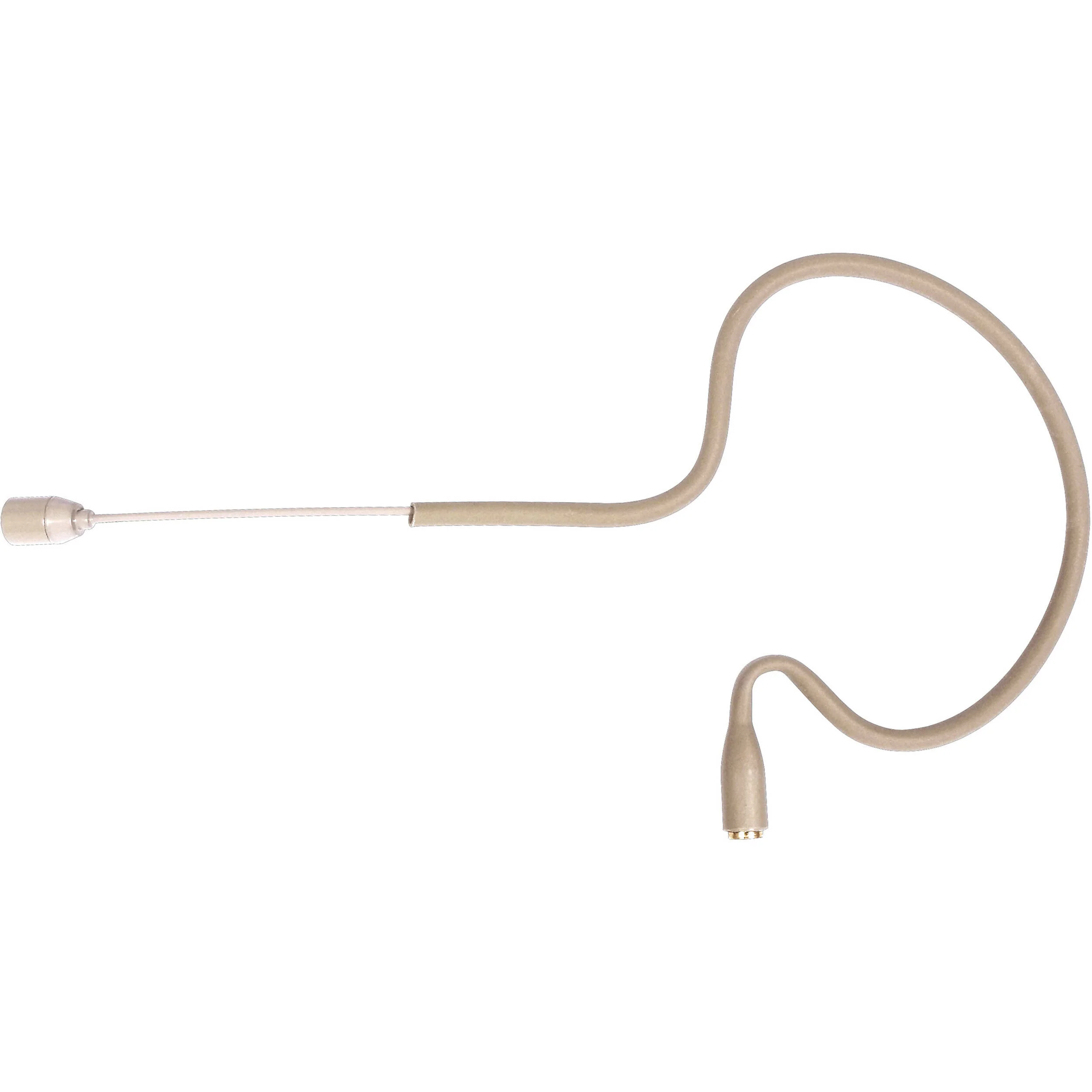 Galaxy Audio ESM4S Short-Boom Single-Earset Omnidirectional Electret Condenser Microphone with Mixed Connectors (Beige) - Image 2
