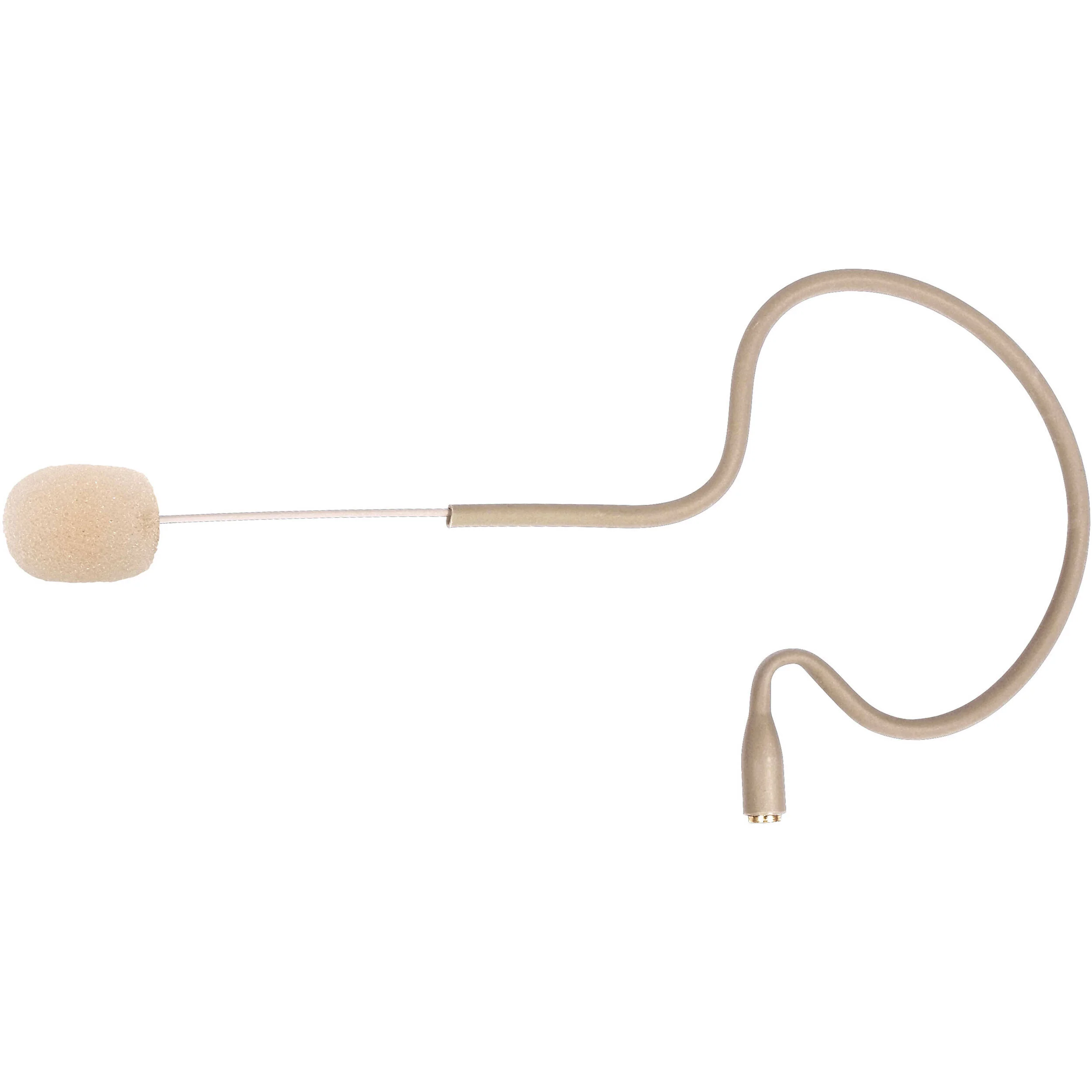 Galaxy Audio ESM4S Short-Boom Single-Earset Omnidirectional Electret Condenser Microphone with Mixed Connectors (Beige) - Image 3