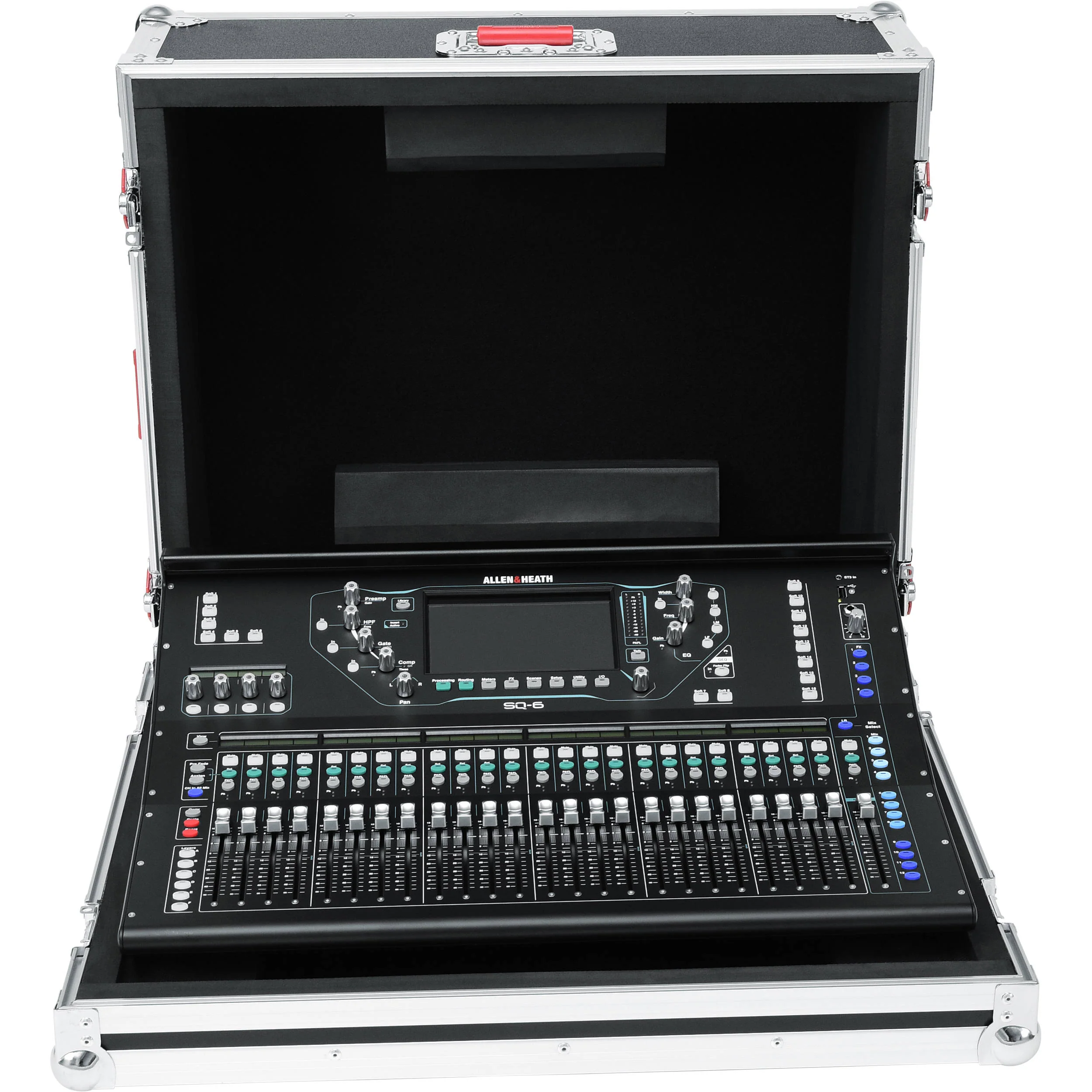 Gator Cases G-Tour Series ATA Flight Case for Allen & Heath SQ-6 Mixer - Image 3