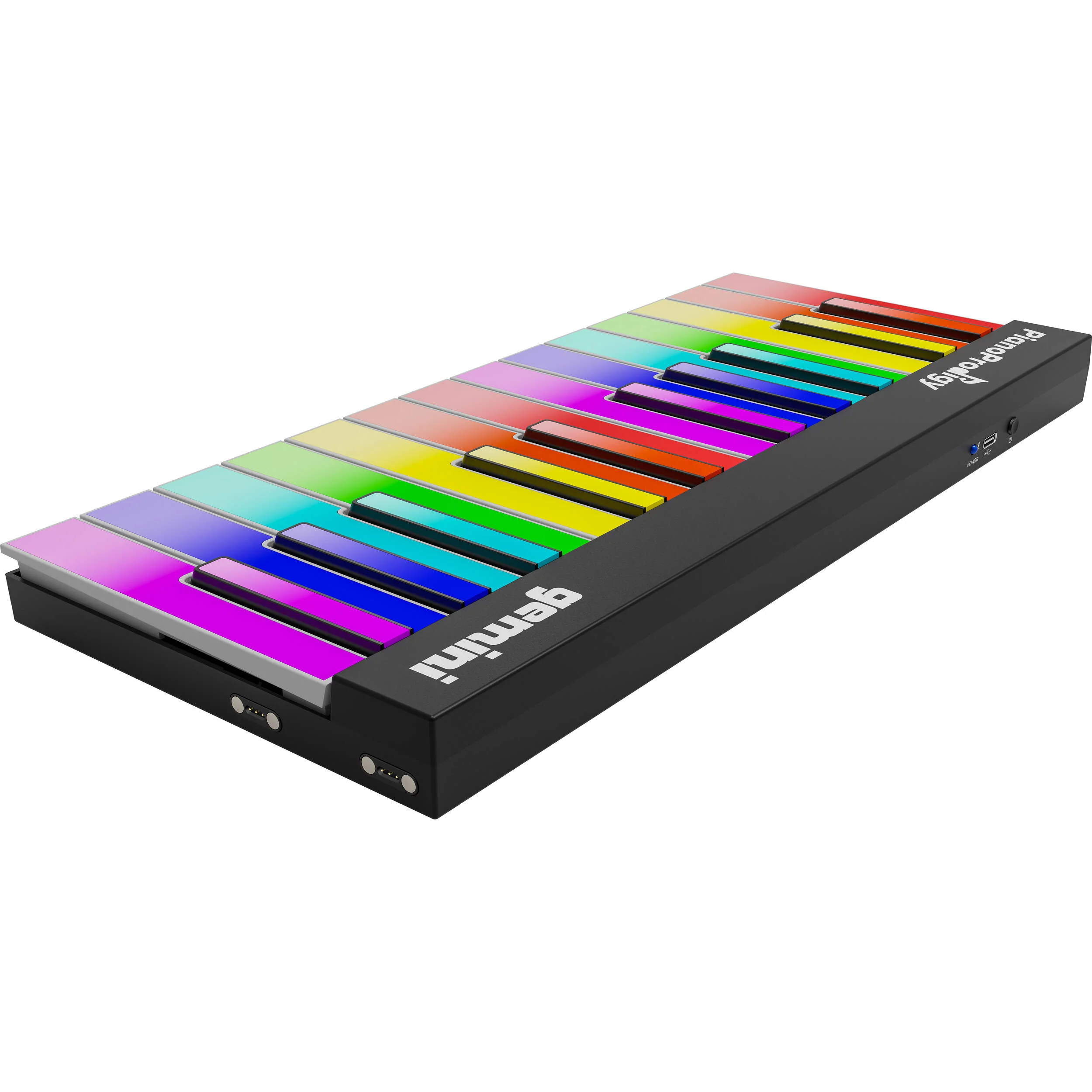 Gemini PianoProdigy 24-Key Wireless MIDI Keyboard with Light-Up Keys - Image 4