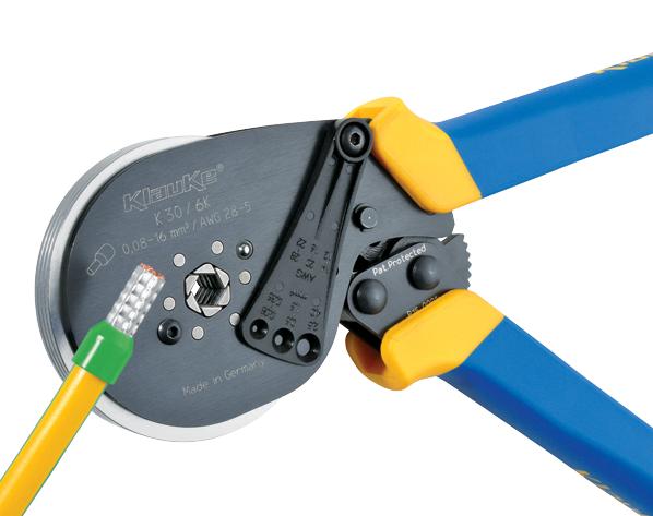 Gustav Klauke K306K K306K Crimp Tool Ratchet 0.08-16 mm&Acirc;&sup2; End Sleeves &amp; Twin Cables - Image 2