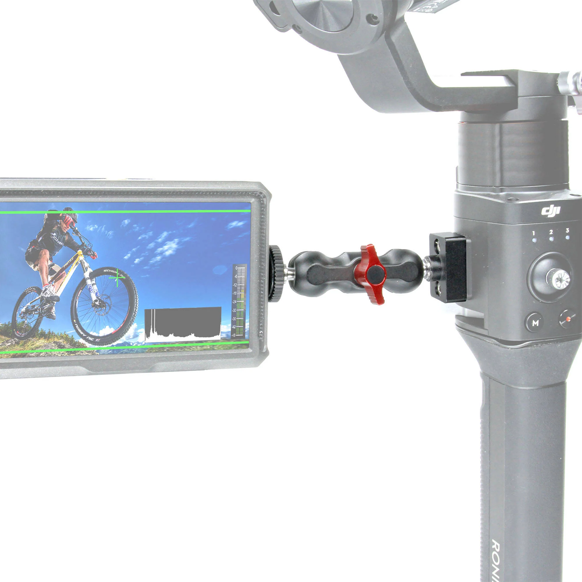 GyroVu Mini 360&deg; Ball Mount with 1/4"-20 Screw for DJI Ronin-S - Image 4