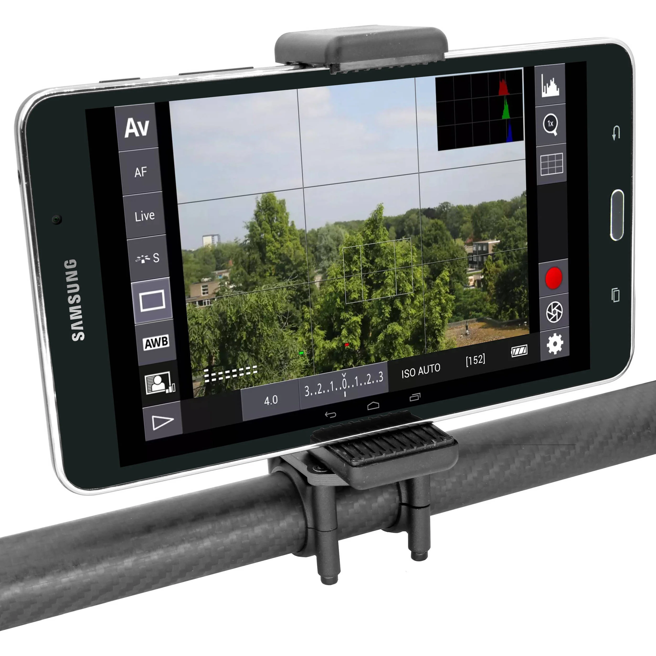 GyroVu Mini Tablet Carbon Fiber Mount for DJI Ronin M/MX & Freefly MoVI - Image 3