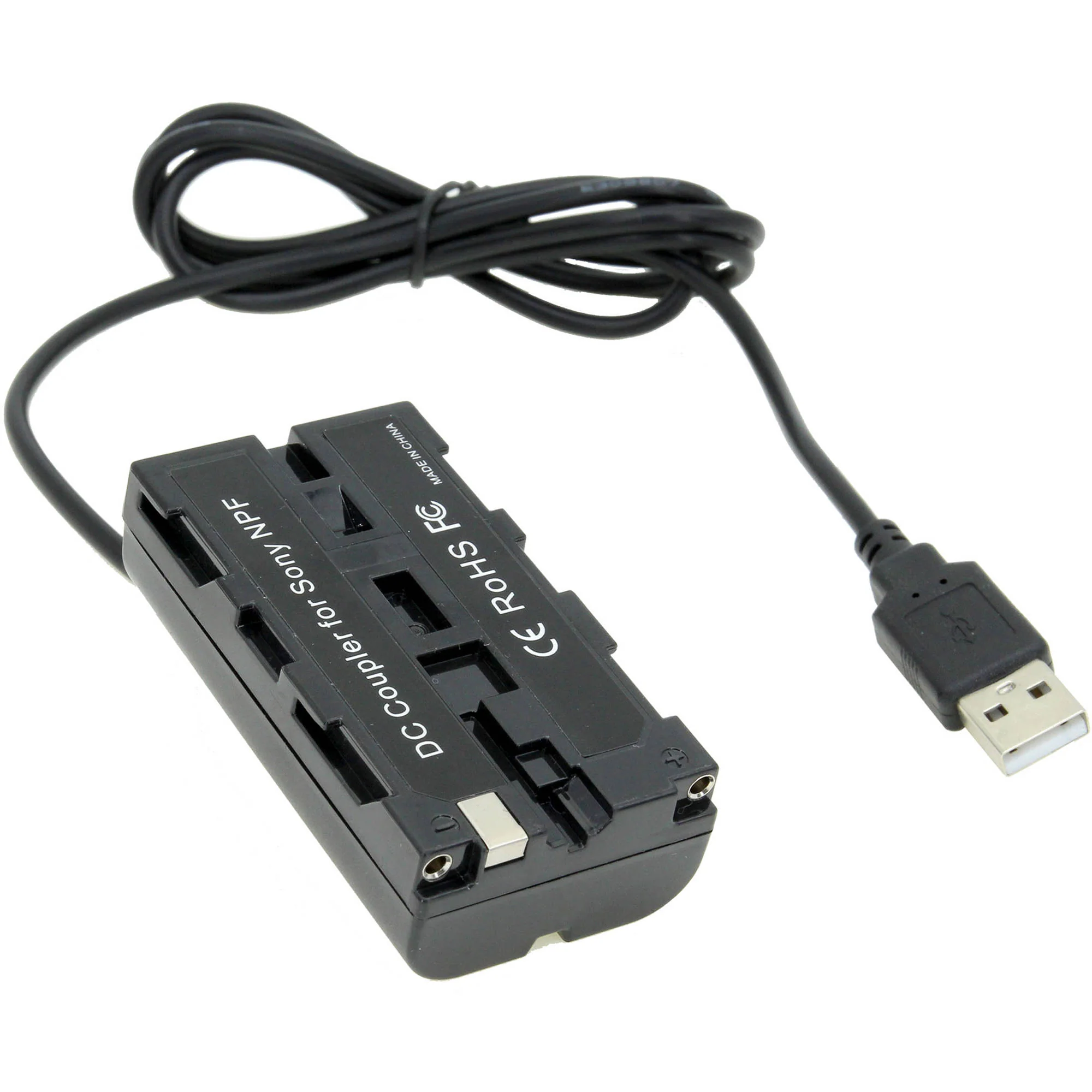 GyroVu USB to Sony L-Series Dummy Battery Cable with Power Supply (40") - Image 2
