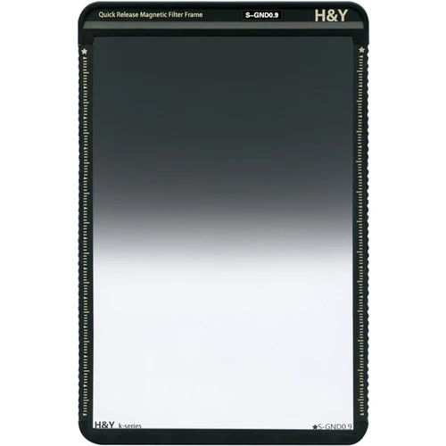 H&Y Filters 100 x 150mm K-Series Soft-Edge Graduated Neutral Density 0.9 Filter (3 Stops) w/Quick Release Magnetic Filter Frame - Image 2
