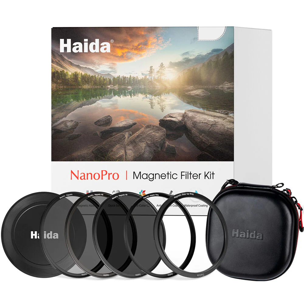 Haida 82mm NanoPro Magnetic ND8, ND64, ND1000 Filter Kit - Image 2