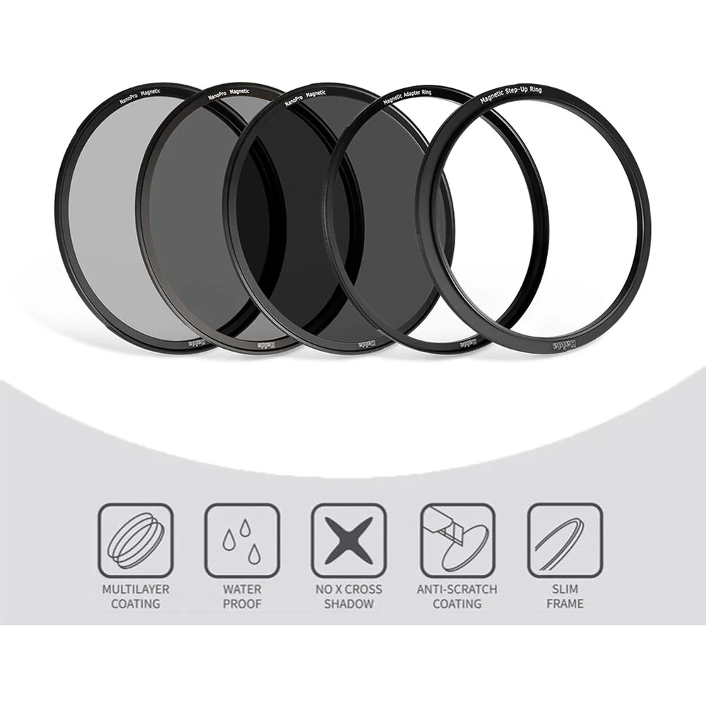 Haida 82mm NanoPro Magnetic ND8, ND64, ND1000 Filter Kit - Image 4