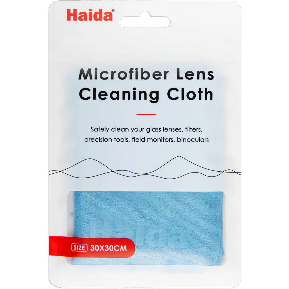 Haida Microfiber Lens Cleaning Cloth (Blue, 11.8 x 11.8") - Image 3