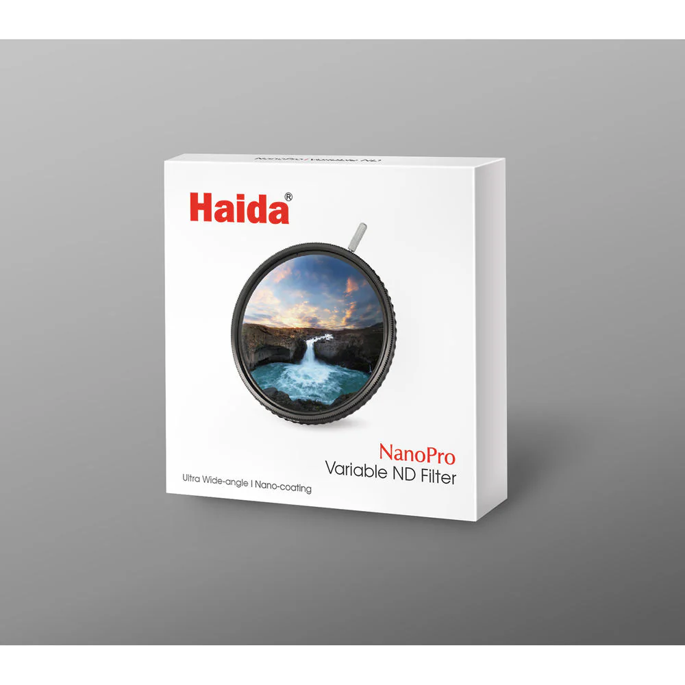 Haida NanoPro Variable Neutral Density 1.2 to 2.7 Filter (58mm, 4 to 9-Stop) - Image 2