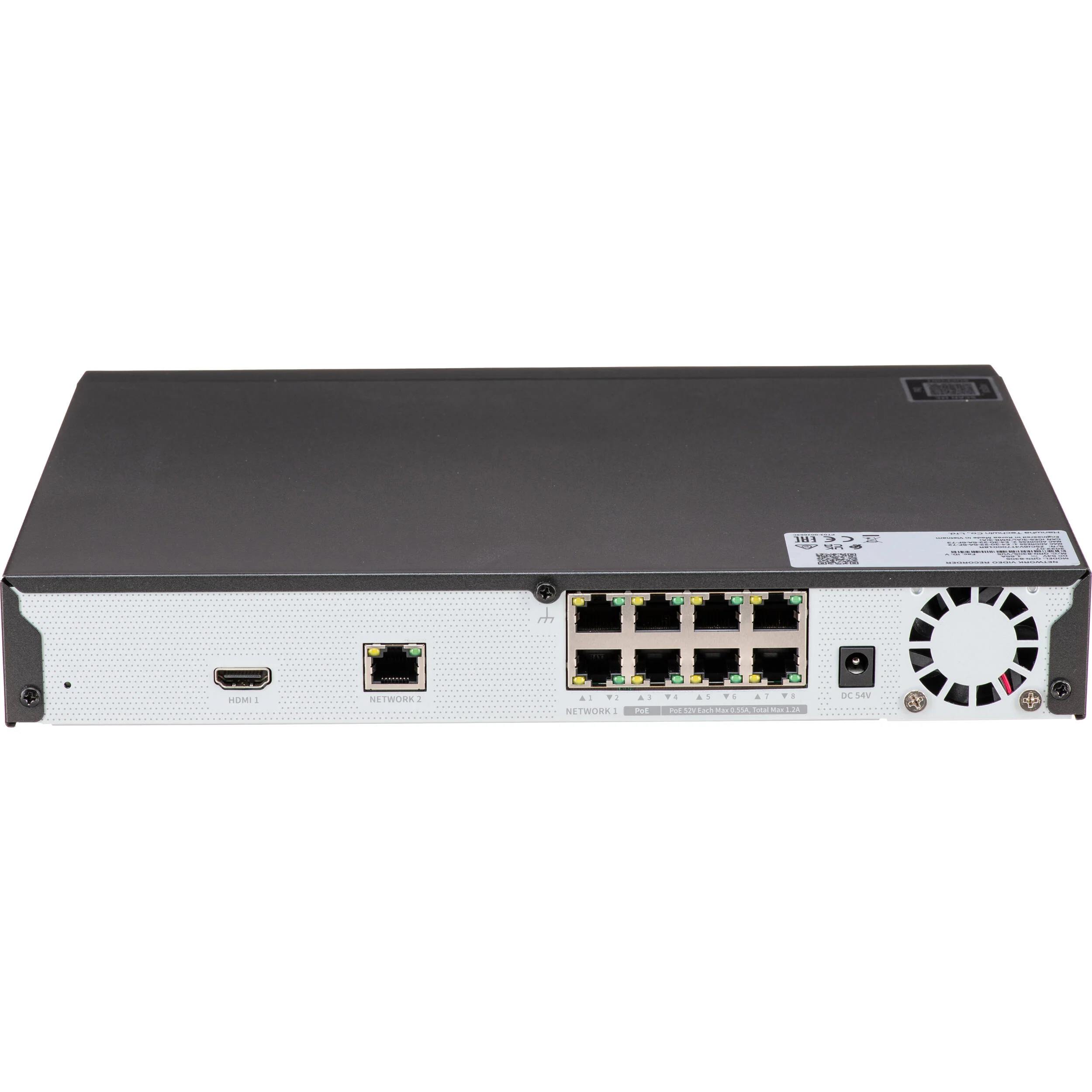 Hanwha Vision QRN-830S 8-Channel 8MP NVR (2TB HDD) - Image 4