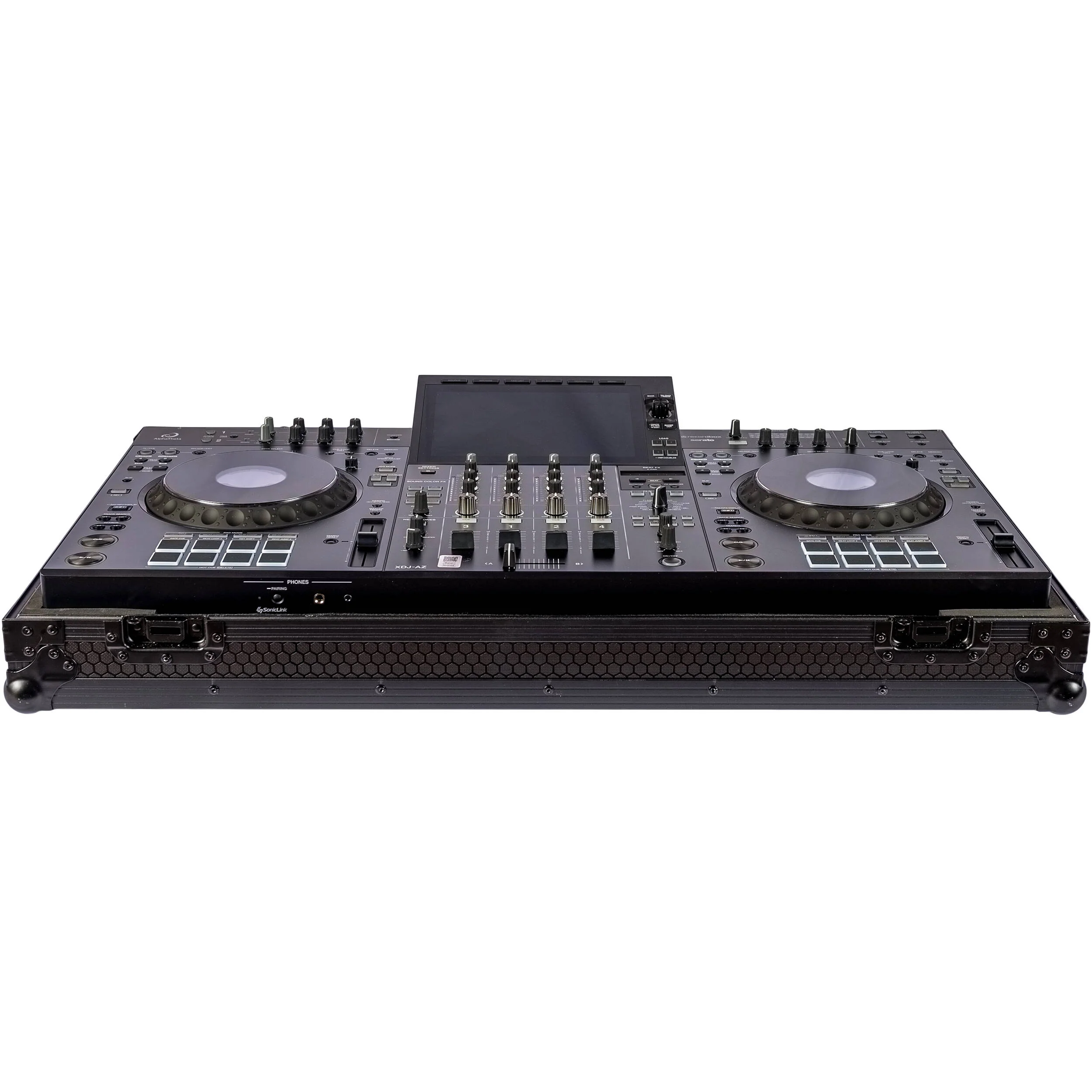 Headliner Low-Profile Flight Case with Wheels for AlphaTheta XDJ-AZ (Pitch Black) - Image 6