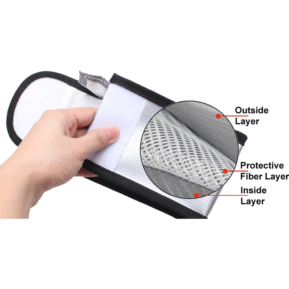 Hedbox FIREBAG-L Li-Ion Battery Safe Bag (Large) - Image 6