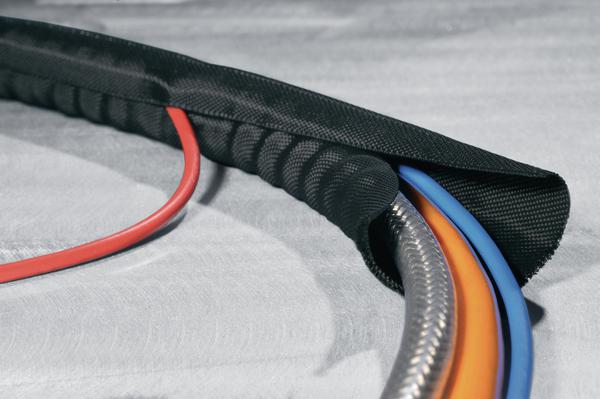 Hellermanntyton 170-01014 170-01014 Sleeving Self-Closing Wrap PE (Polyester) Black 19 mm 2 m 6.56 ft New - Image 2