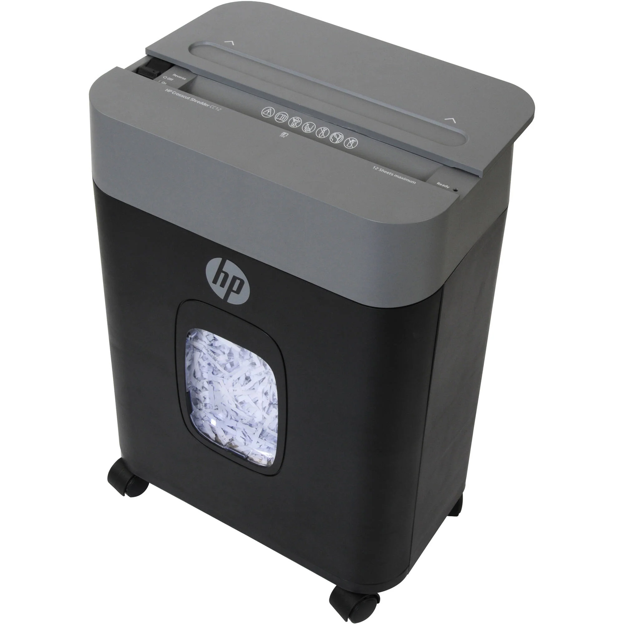 HP CC12 Cross-Cut Paper Shredder (12 Sheets) - Image 2