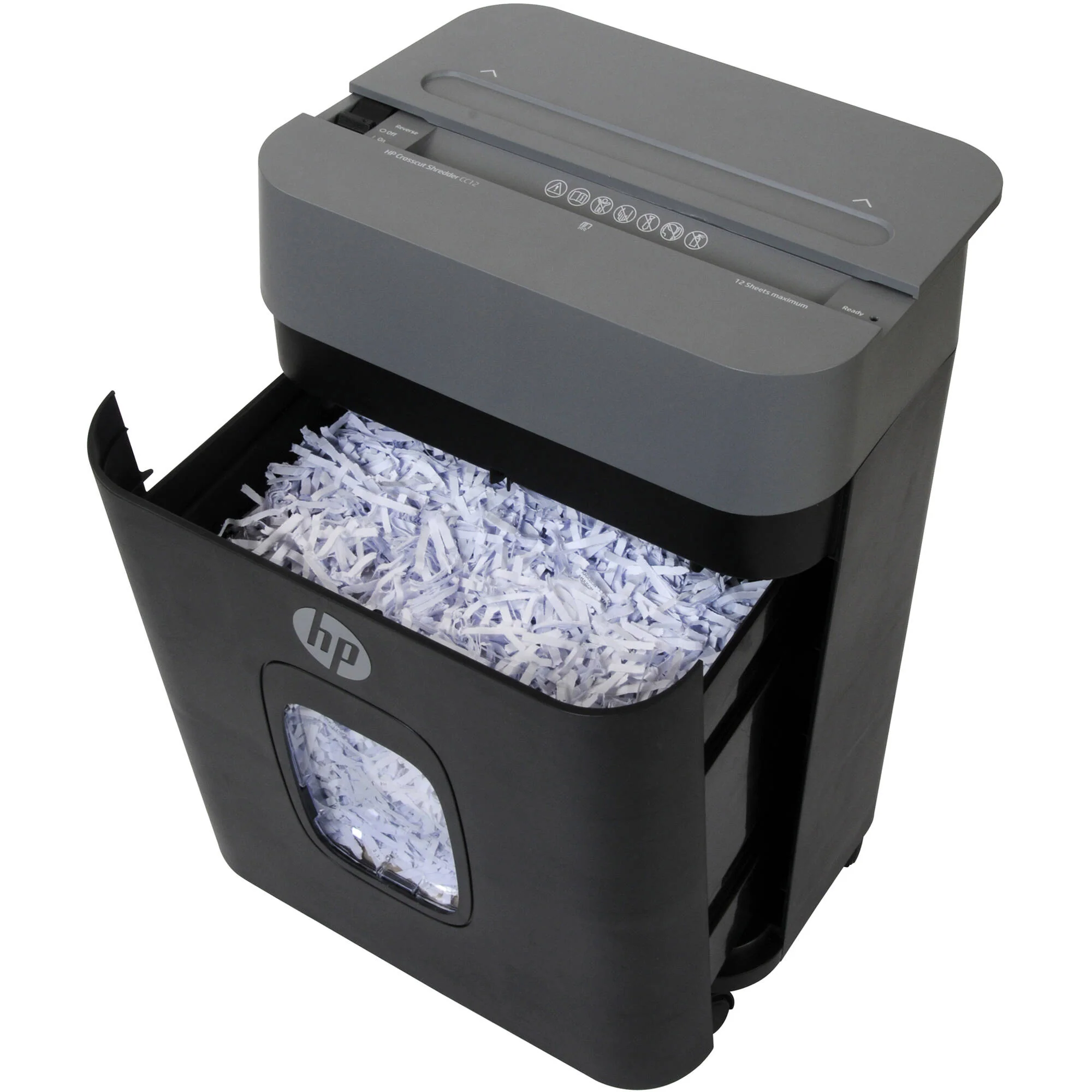HP CC12 Cross-Cut Paper Shredder (12 Sheets) - Image 3